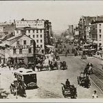 Canal and Walker Streets, 1870 (Courtesy of <a href="http://collections.mcny.org/">the MCNY</a>)